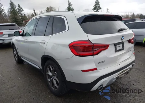 2021 BMW X3 xDrive30I z USA, uszkodzony, nr VIN 5UXTY5C07M9G40286